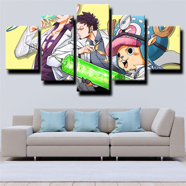 One Piece Cotton Candy Lover Chopper Canvas Wall Art