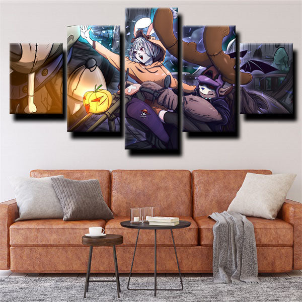 One Piece Cotton Candy Lover Chopper Canvas Wall Art