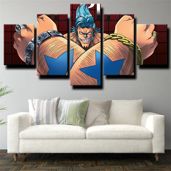 One Piece Cyborg Franky Canvas Wall Art