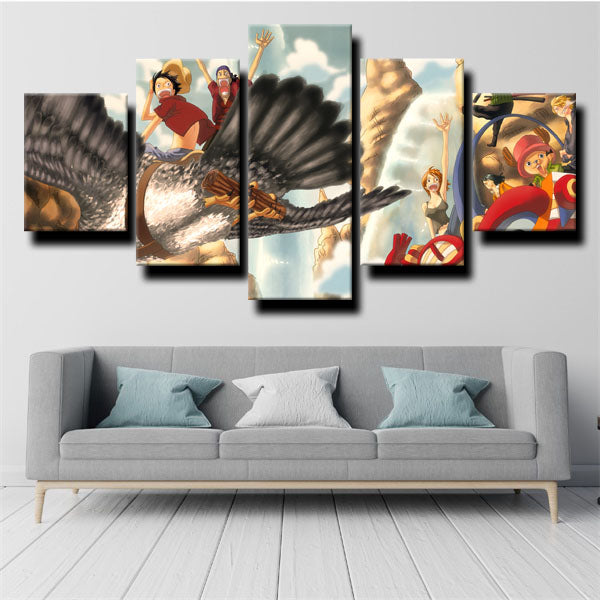 One Piece Monkey D. Luffy Canvas Wall Art