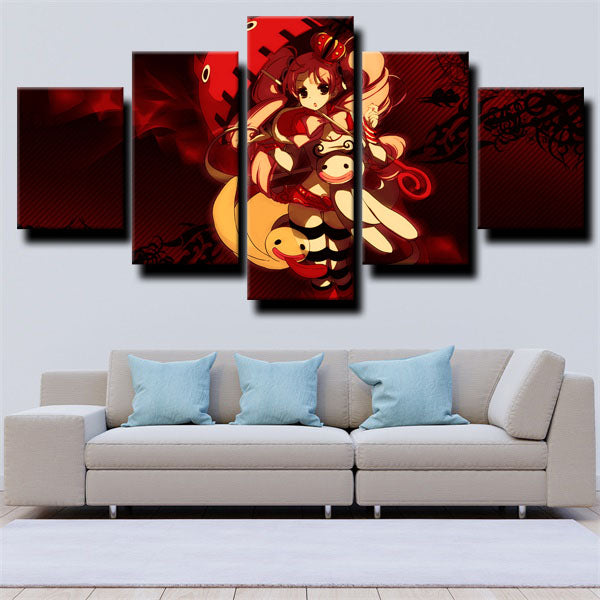 One Piece Perona Black Canvas Wall Art