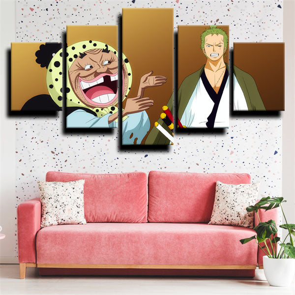 One Piece Roronoa Zoro And Tonoyasu Canvas Wall Art
