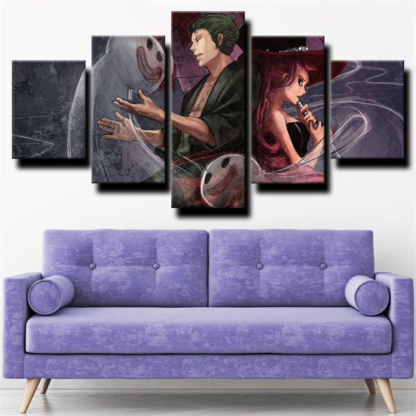 One Piece Roronoa Zoro Roronoa Zoro Perona Canvas Wall Art