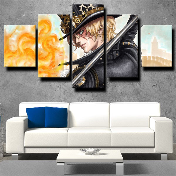 One Piece Sabo Canvas Wall Art
