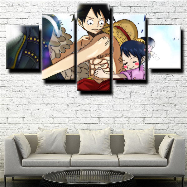 One Piece Straw Hat Luffy Canvas Wall Art