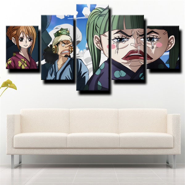 One Piece Three Characters Canvas Wall Art