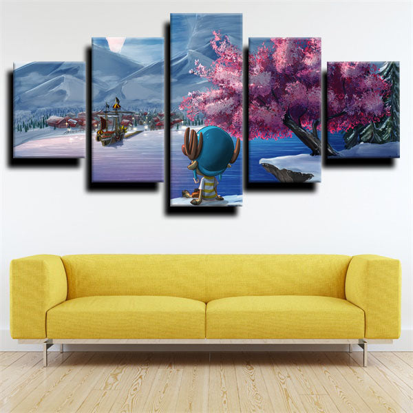 One Piece Tony Tony Chopper Figure Canvas Wall Art