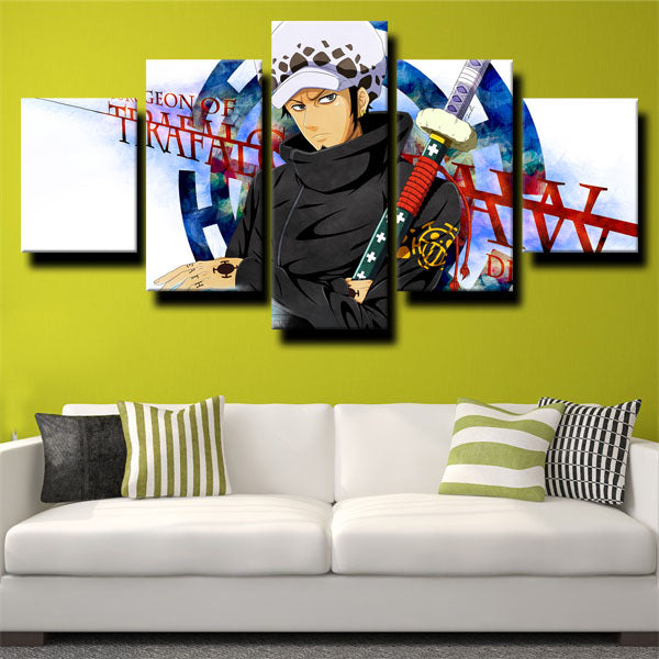 One Piece Trafalgar Law Canvas Wall Art