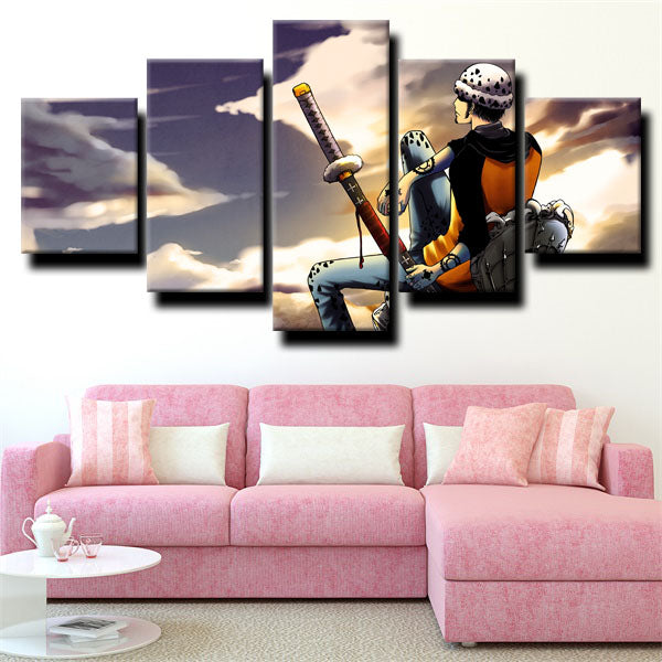 One Piece Trafalgar Law Figure Canvas Wall Art One Piece Trafalgar Law Figure Canvas Wall Art