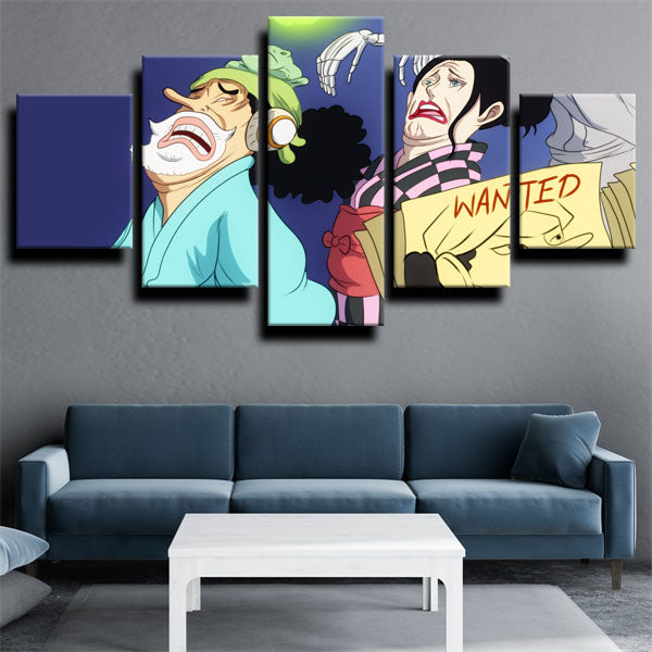 One Piece Two Characters Canvas Wall Art