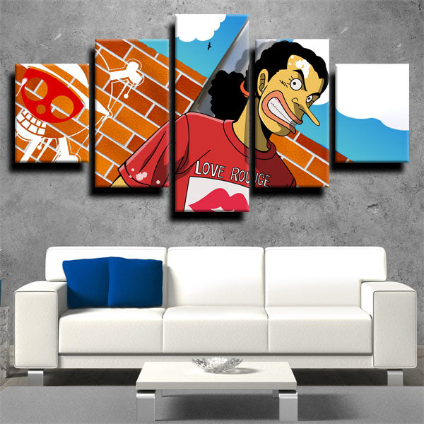 One Piece Usopp Canvas Wall Art