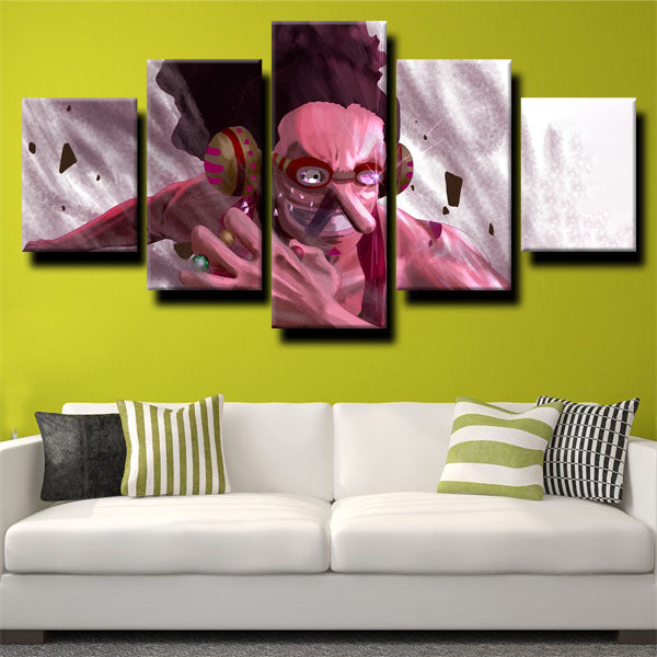 One Piece Usopp Gray Canvas Wall Art