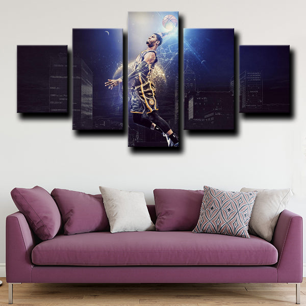 Pacers Forward Young Trece Mvp Paul George Canvas Wall Art