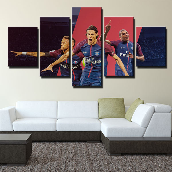 Paris Saint-Germain Fc Team Member Simple Canvas Wall Art