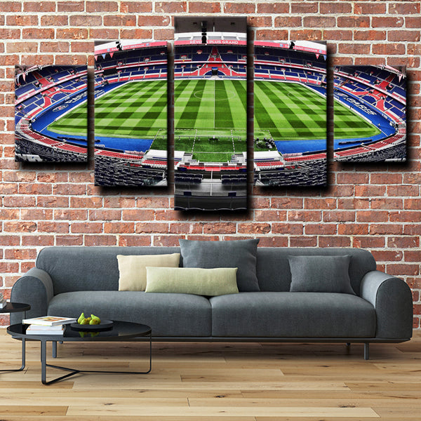 Paris Saint-Germain Prince Park Stadium Canvas Wall Art