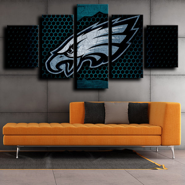 Philadelphia Eagles Emblem Canvas Wall Art