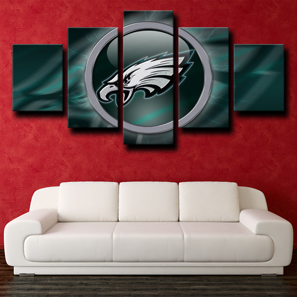 Philadelphia Eagles Logo Canvas Wall Art