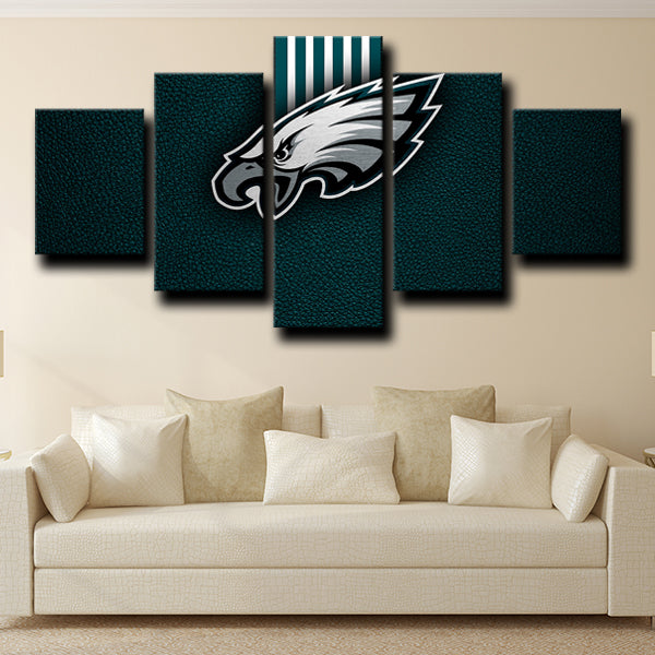 Philadelphia Eagles Logo Emblem Canvas Wall Art