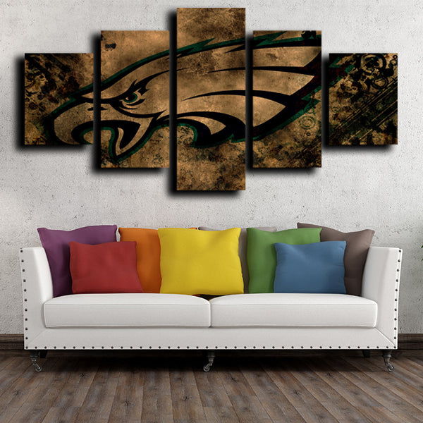Philadelphia Eagles Logo Emblem Canvas Wall Art