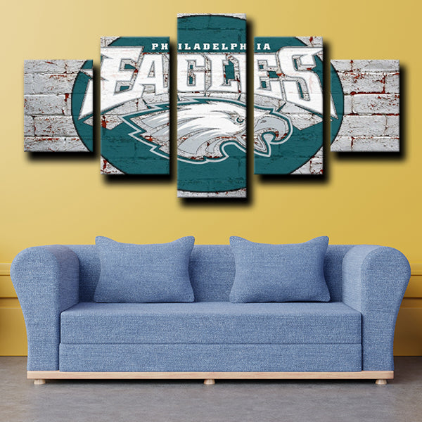 Philadelphia Eagles Logo Emblem Canvas Wall Art Philadelphia Eagles Logo Emblem Canvas Wall Art