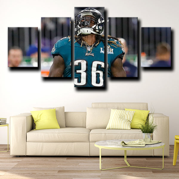 Philadelphia Eagles Running Guard The Jay Train Jay Ajayi Canvas Wall Art
