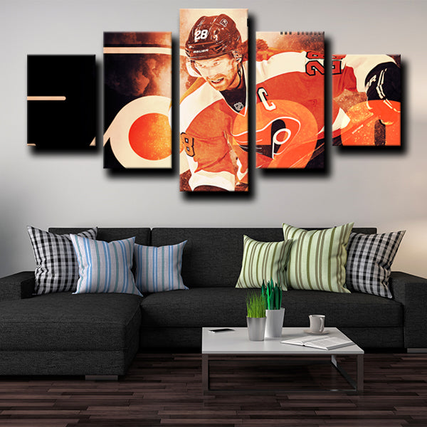 Philadelphia Flyers Left Wing G Giroux Canvas Wall Art