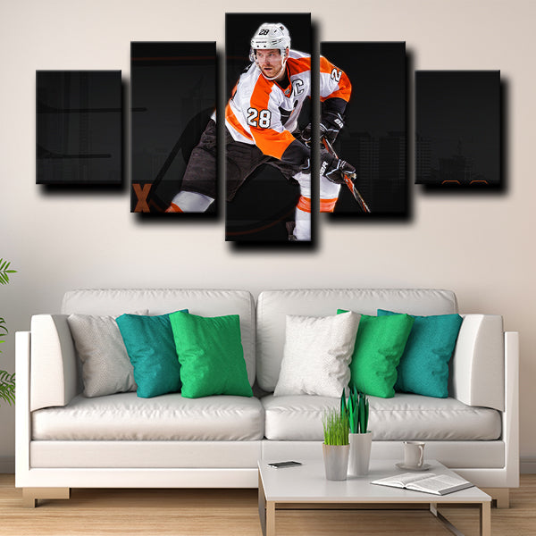 Philadelphia Flyers Left Wing G Giroux Canvas Wall Art