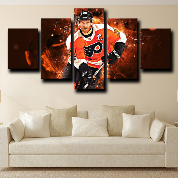 Philadelphia Flyers Left Wing G Giroux Canvas Wall Art