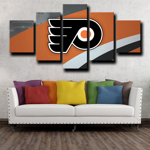 Philadelphia Flyers Logo Canvas Wall Art