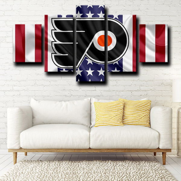 Philadelphia Flyers Logo Canvas Wall Art