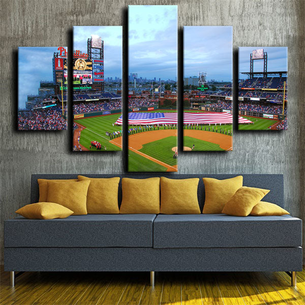Philadelphia Phillies Ballpark Canvas Wall Art
