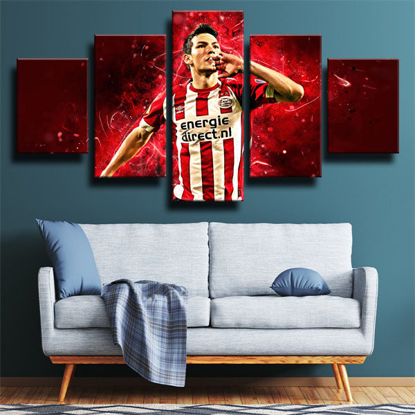 Philips Sport Vereniging Winger Hirving Lozano Canvas Wall Art