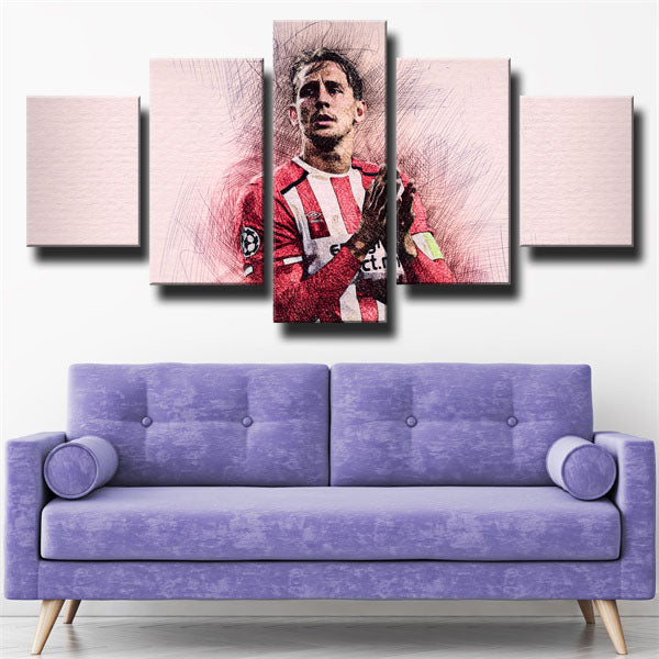 Vereniging Forward Luuk De Jong Canvas Wall Art
