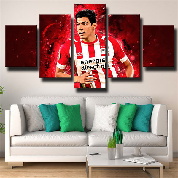 Philips Sport Vereniging Midfielder Erick Gutierrez Canvas Wall Art