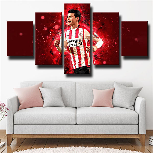 Vereniging Winger Hirving Lozano Canvas Wall Art