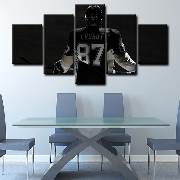 Pittsburgh Penguins Centre Sid The Kid Sidney Crosby Canvas Wall Art