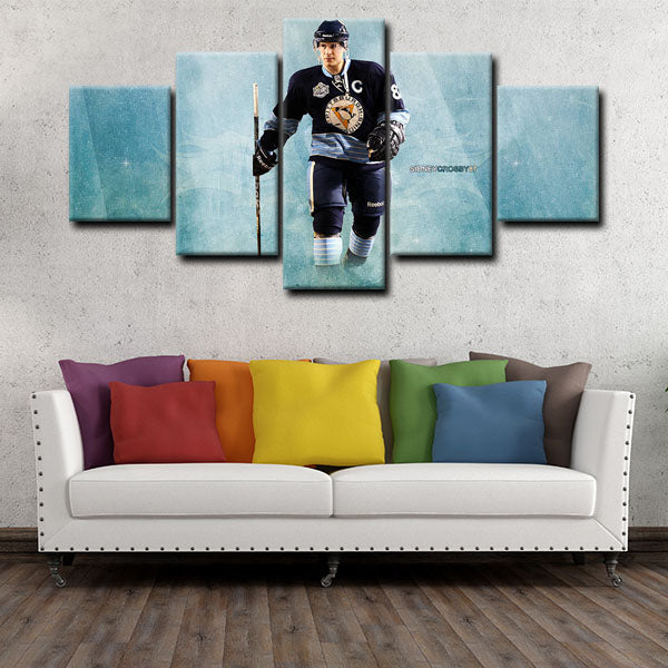Pittsburgh Penguins Centre The Next One Sidney Crosby Canvas Wall Art