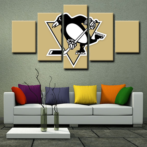 Pittsburgh Penguins Symbol Canvas Wall Art