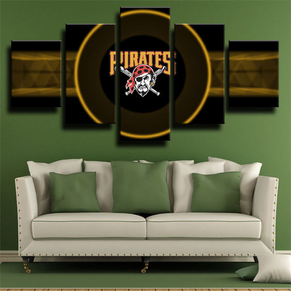 Pittsburgh Pirates Cartoon Emblem Canvas Wall Art Pittsburgh Pirates Cartoon Emblem Canvas Wall Art