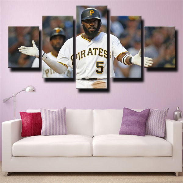Pittsburgh Pirates Infielder J-Hay Josh Harrison Canvas Wall Art