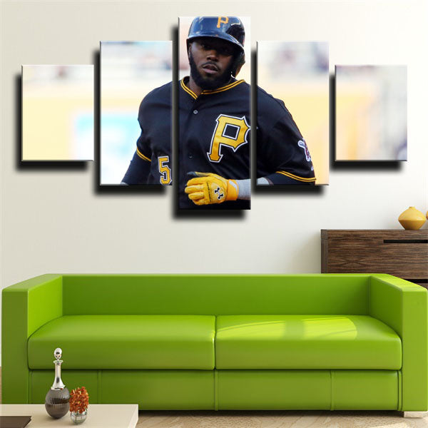 Pittsburgh Pirates Infielder Josh Josh Harrison Canvas Wall Art