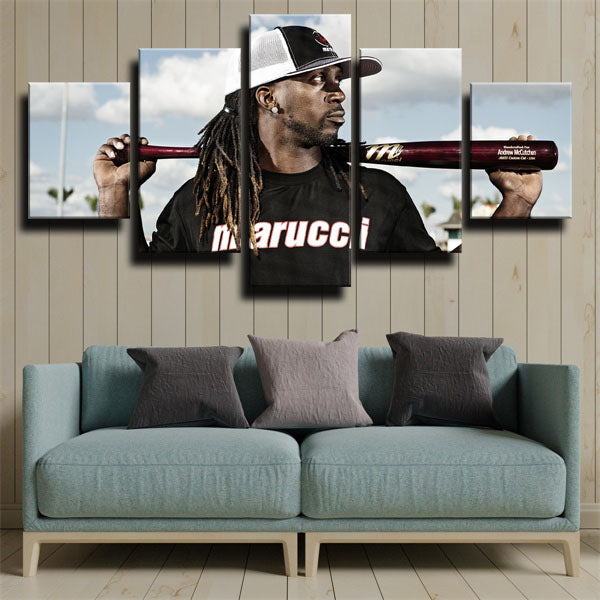 Pittsburgh Pirates Outfielder Cutch Andrew Mccutchen Canvas Wall Art