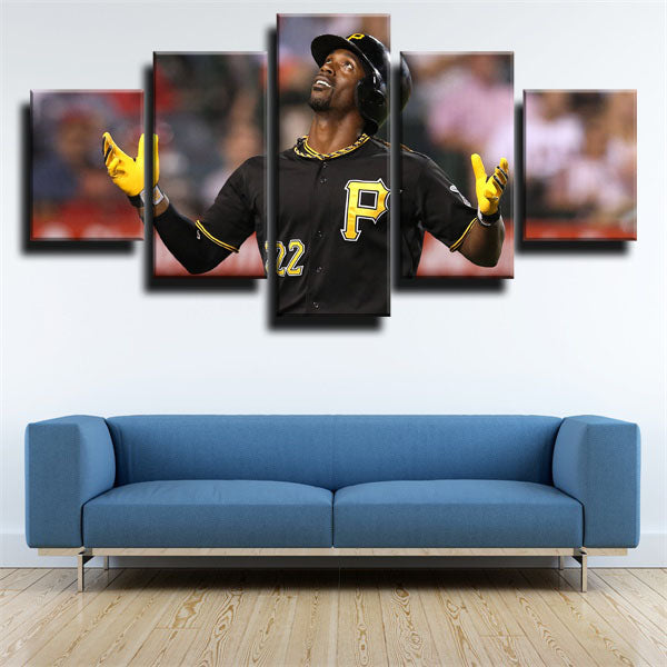 Pittsburgh Pirates Outfielder No.22 Cutch Andrew Mccutchen Canvas Wall Art
