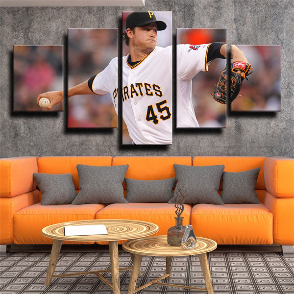 Pittsburgh Pirates Pitcher Cole Train Gerrit Cole Canvas Wall Art