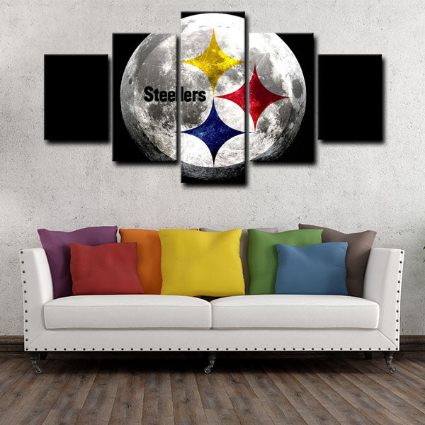 Pittsburgh Steelers Logo Canvas Wall Art