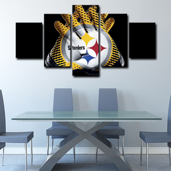 Pittsburgh Steelers Symbol Canvas Wall Art