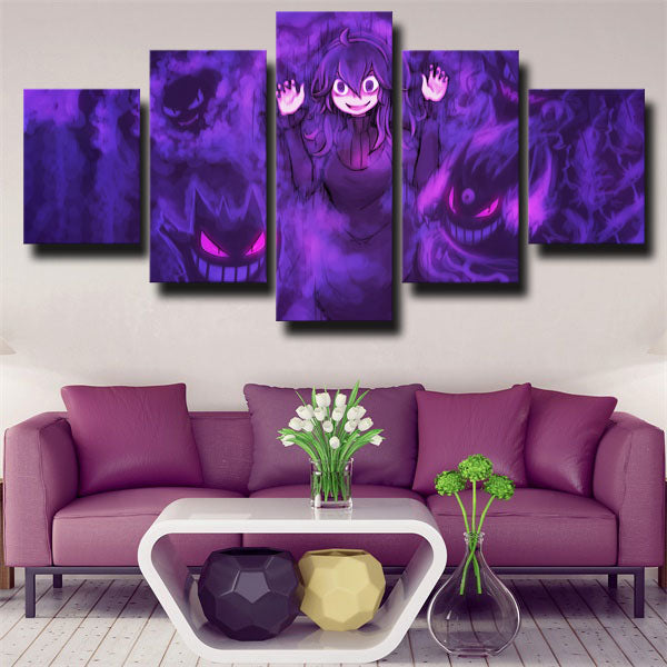 Pokemon Gastly Purple Canvas Wall Art Pokemon Gastly Purple Canvas Wall Art