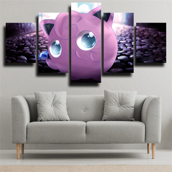 Pokemon Jigglypuff Canvas Wall Art Pokemon Jigglypuff Canvas Wall Art
