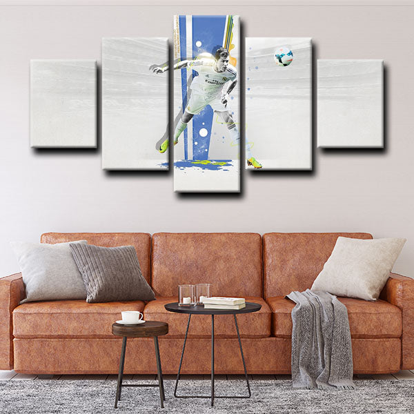 Real Madrid Cf Forward C. Ronaldo Energy Canvas Wall Art