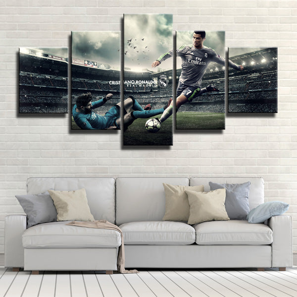 Real Madrid F.C. Cr7 The Legend Canvas Wall Art